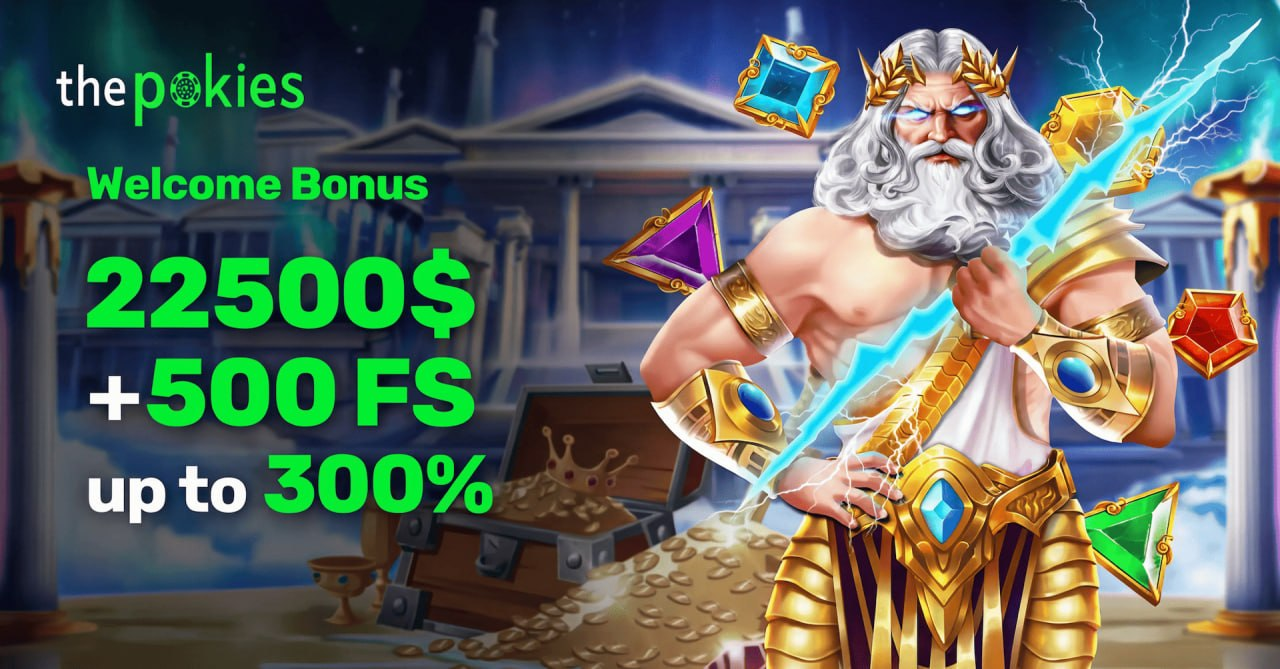 The Pokies deposit bonus banner for Australian players